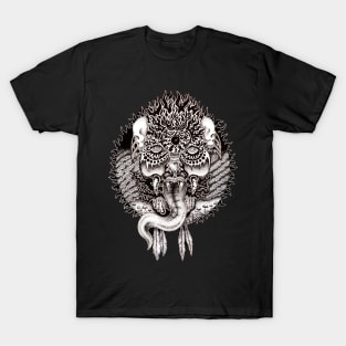 Nightmare Catcher - psychedelic art illustration T-Shirt